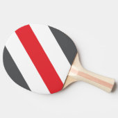 ヴィンテージ分割Wingtip はっきりした ストライプの 卓球ラケット (横)