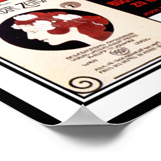 ヴィンテージ分離独立オーストリアのポスター：Kolo Moser ポスター (角)