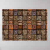 ヴィンテージ分離用の壁タイルポスター ポスター (正面)