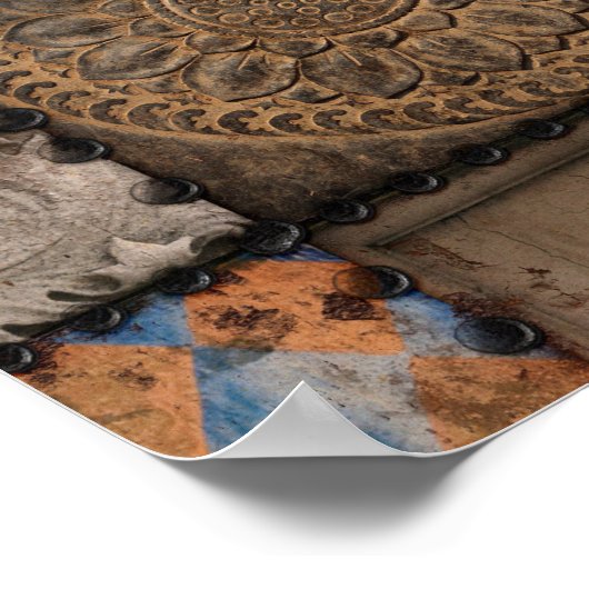 ヴィンテージ分離用の壁タイルポスター ポスター (角)