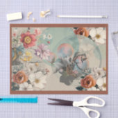 ヴィンテージ切り離し紙 薄葉紙 (クラフト)