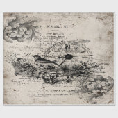 ヴィンテージ切り離し ラッピングペーパー (フラット)