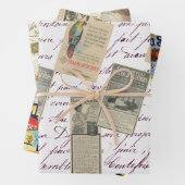 ヴィンテージ切り離しEphemeraカタログ広告 ラッピングペーパーシート (インサイチュ)