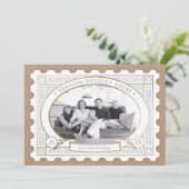 ヴィンテージ切手ホリデーカード シーズンカード (スタンド正面)