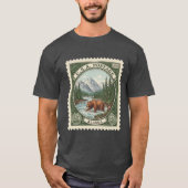 ヴィンテージ切手 アラスカ Tシャツ (正面)