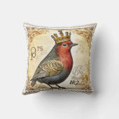 ヴィンテージ切手 クッション (裏面)