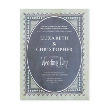 ヴィンテージ切手 結婚式招待状