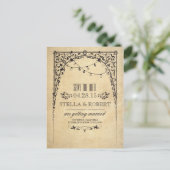 ヴィンテージ列のライトは日付を保存 案内ポストカード (スタンド正面)