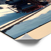 ヴィンテージ列車でスノーアルプス ポスター (角)