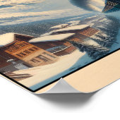 ヴィンテージ列車でスノーアルプス ポスター (角)