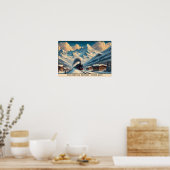 ヴィンテージ列車でスノーアルプス ポスター (キッチン)