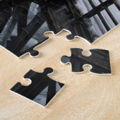 ヴィンテージ列車で山の谷のトレッスル ジグソーパズル (側面)