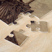 ヴィンテージ列車と古い鉄道 ジグソーパズル (側面)