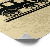 ヴィンテージ列車のポスター ポスター (角)