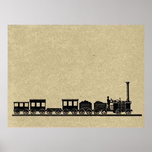 ヴィンテージ列車のポスター ポスター (正面)