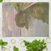 ヴィンテージ列車の休暇、国の機関車 キッチンタオル (折り畳み)