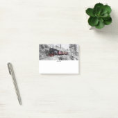 ヴィンテージ列車の冬のクリスマスシーン ポストイット (オフィス)