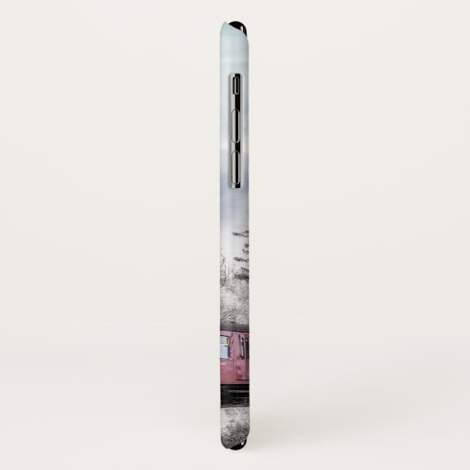 ヴィンテージ列車の冬のクリスマスシーン Case-Mate iPhoneケース (裏面/左)
