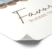 ヴィンテージ列車の誕生日パーティー好意サイン ポスター (角)