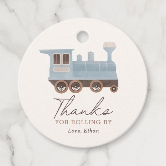 ヴィンテージ列車の誕生日パーティー フェイバータグ (正面)