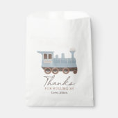 ヴィンテージ列車の誕生日パーティー フェイバーバッグ (正面)