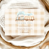 ヴィンテージ列車の2回目の誕生日 サンキューカード