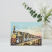 ヴィンテージ列車はがき ポストカード (スタンド正面)