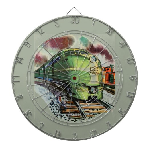 ヴィンテージ列車ダーツボード ダーツボード (正面)