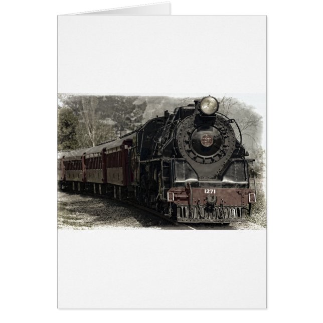 ヴィンテージ列車デコールデザイン (正面)