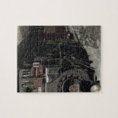 ヴィンテージ列車デコールデザイン ジグソーパズル (横)