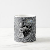 ヴィンテージ列車マグ コーヒーマグカップ (中央)