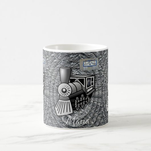 ヴィンテージ列車マグ コーヒーマグカップ (中央)
