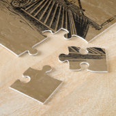 ヴィンテージ列車加飾ジグソーパズル ジグソーパズル (側面)