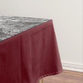 ヴィンテージ列車旅行が冬の風景を通る テーブルクロス (インサイチュ)