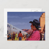 ヴィンテージ列車旅行 ポストカード (正面/裏面)