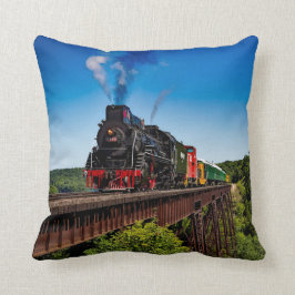 ヴィンテージ列車橋の写真 クッション