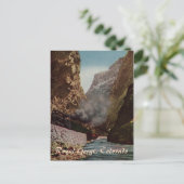 ヴィンテージ列車王室のの峡谷葉書 ポストカード (スタンド正面)