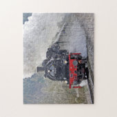 ヴィンテージ列車蒸気機関車の写真 ジグソーパズル (縦)