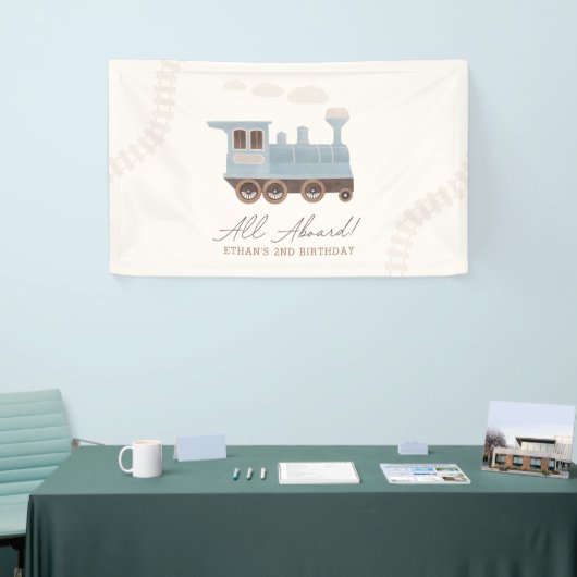 ヴィンテージ列車誕生日 横断幕 (トレードショー)