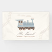 ヴィンテージ列車誕生日 横断幕 (横)