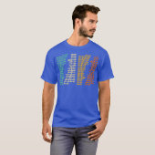 ヴィンテージ列車軌道鉄道模型機関車 Tシャツ (正面フル)