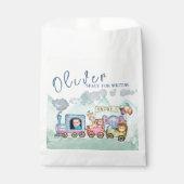 ヴィンテージ列車輸送誕生日水彩写真 フェイバーバッグ (正面)