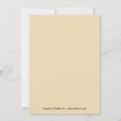 ヴィンテージ列車退職パーティの招待状 招待状 (裏面)