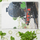 ヴィンテージ列車 キッチンタオル (折り畳み)