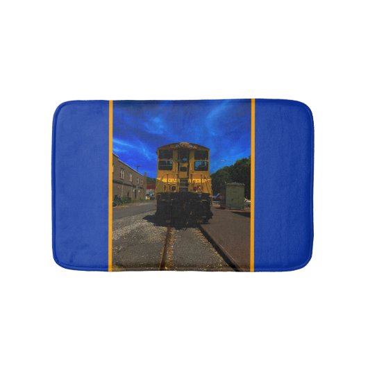 ヴィンテージ列車 バスマット (正面)