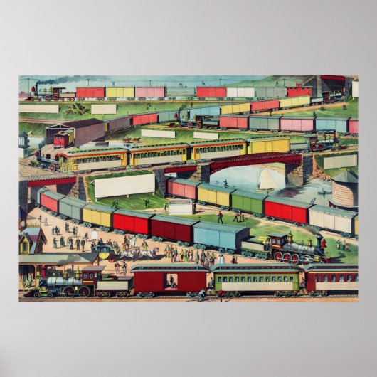 ヴィンテージ列車 ポスター (正面)