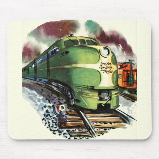 ヴィンテージ列車 マウスパッド (正面)