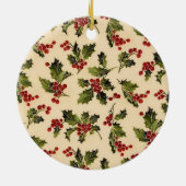 ヴィンテージ初めてのクリスマスオーナメント セラミックオーナメント (裏面)