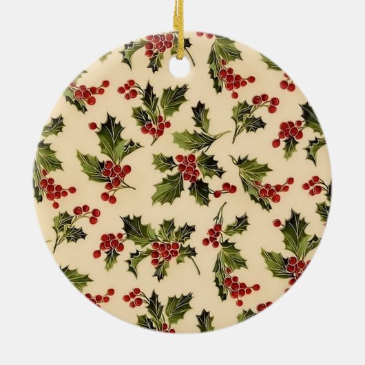 ヴィンテージ初めてのクリスマスオーナメント セラミックオーナメント (裏面)