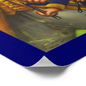 ヴィンテージ初期アメリカ兵士芸術ポスター ポスター (角)